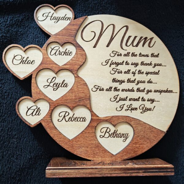 Mum/Nan keepsake